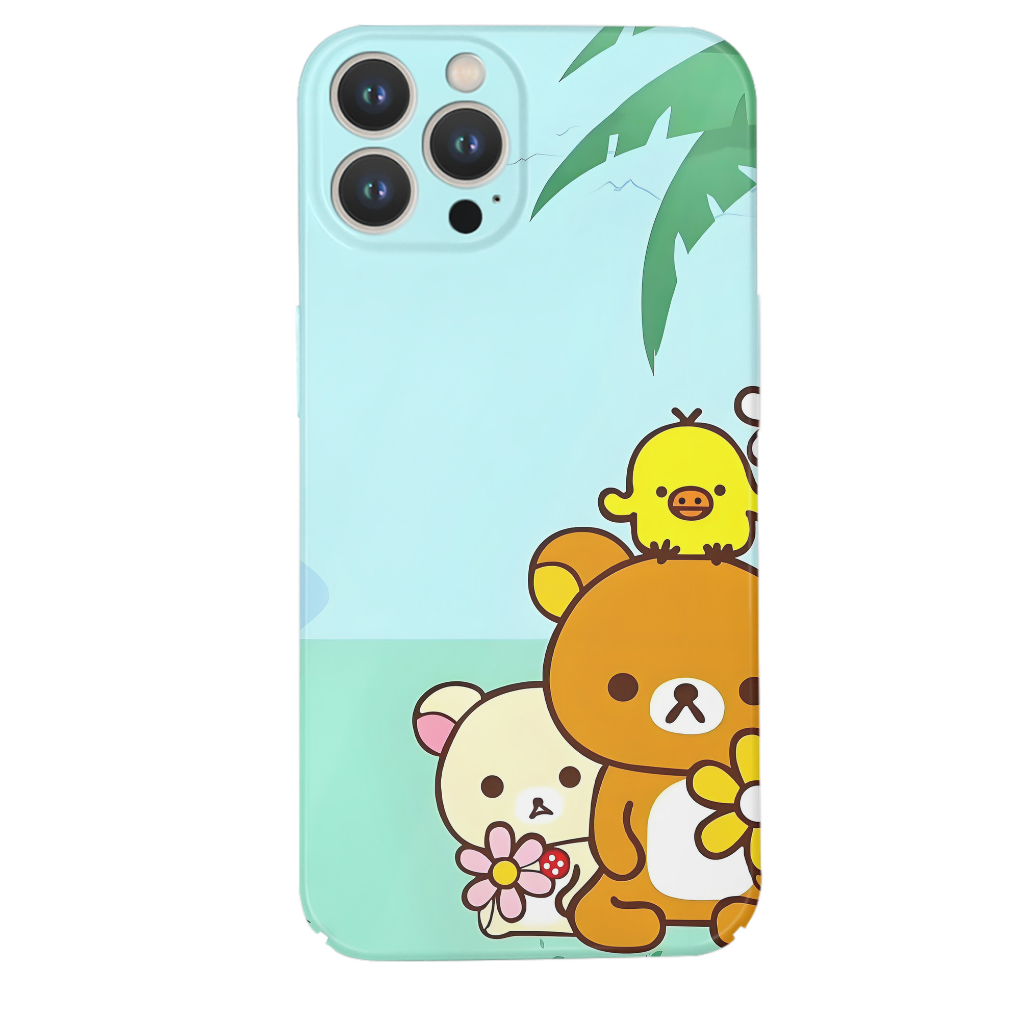 （画像用） リラックマ リラックマ キイロイトリ Rilakkuma Korilakkuma Kiiroitori 【iPhone 14シリーズ対応】ハードケース